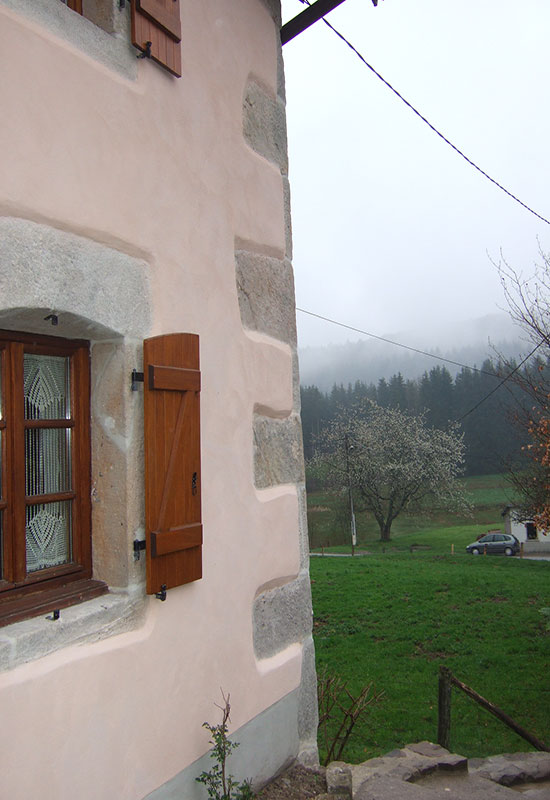 barbaux batiment facade enduit parement enduit traditionnel chaux aerienne