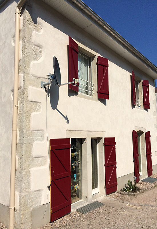 barbaux batiment facade enduit parement enduit traditionnel chaux aerienne