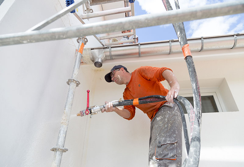 barbaux batiment facade enduit parement enduit traditionnel maison neuve