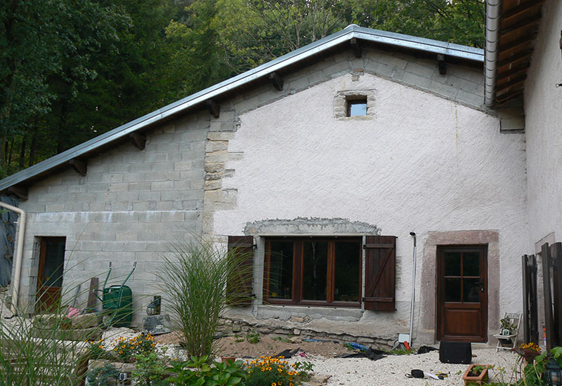 barbaux batiment facade enduit parement