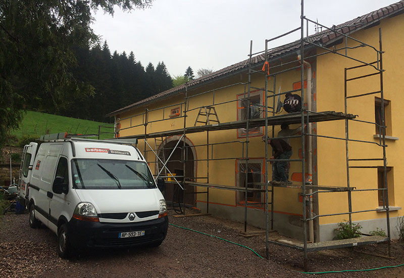 barbaux batiment facade enduit parement solution hydrolique parement