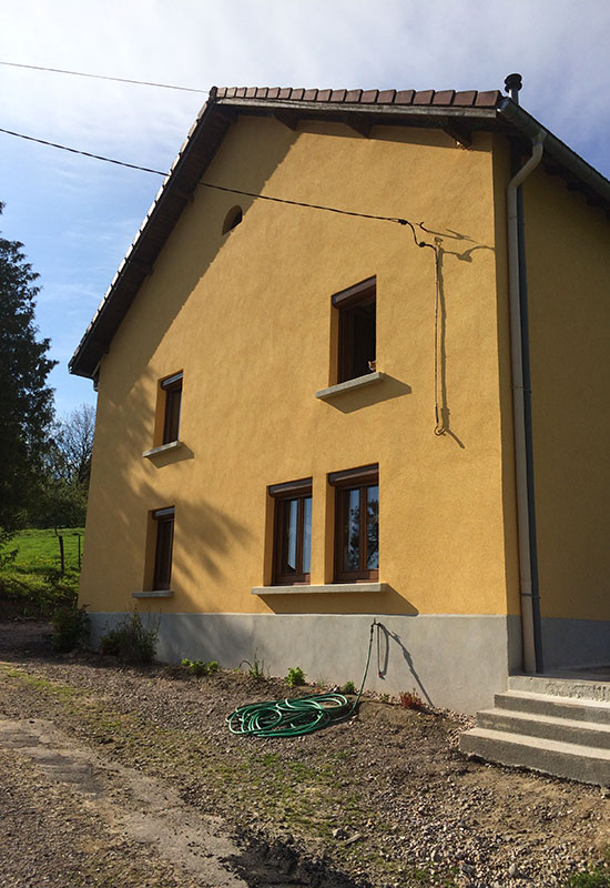 barbaux batiment facade enduit parement solution hydrolique parement