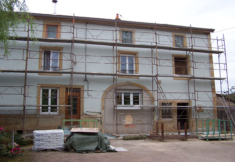 barbaux batiment facade enduit parement solution hydrolique parement
