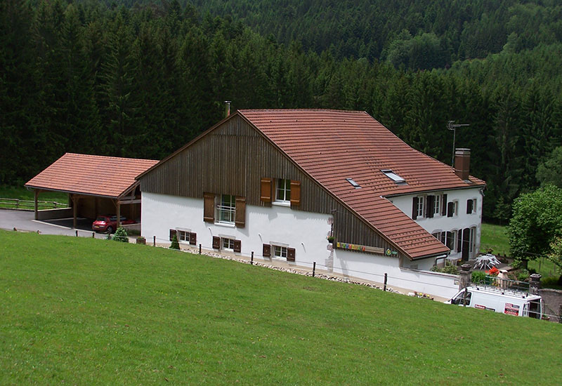 barbaux batiment facade enduit parement truelle or