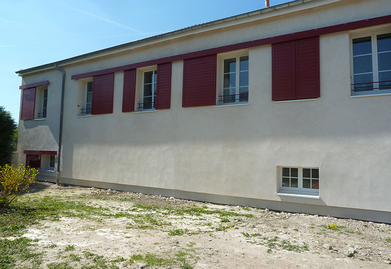 barbaux batiment isolation exterieure enduit hygrothermique chaux chanvre tradical