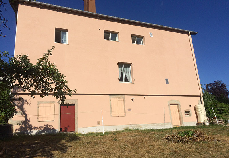 barbaux batiment isolation exterieure enduit hygrothermique chaux chanvre tradical