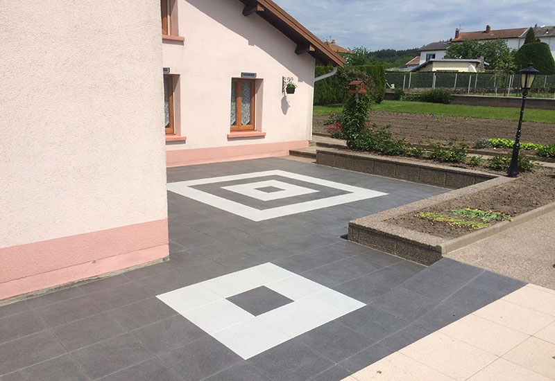 barbaux batiment maçonnerie paysagère escalier extérieur