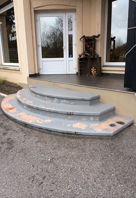 barbaux batiment maçonnerie paysagère escalier extérieur
