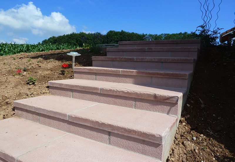 barbaux batiment maconnerie paysagère escalier extérieur
