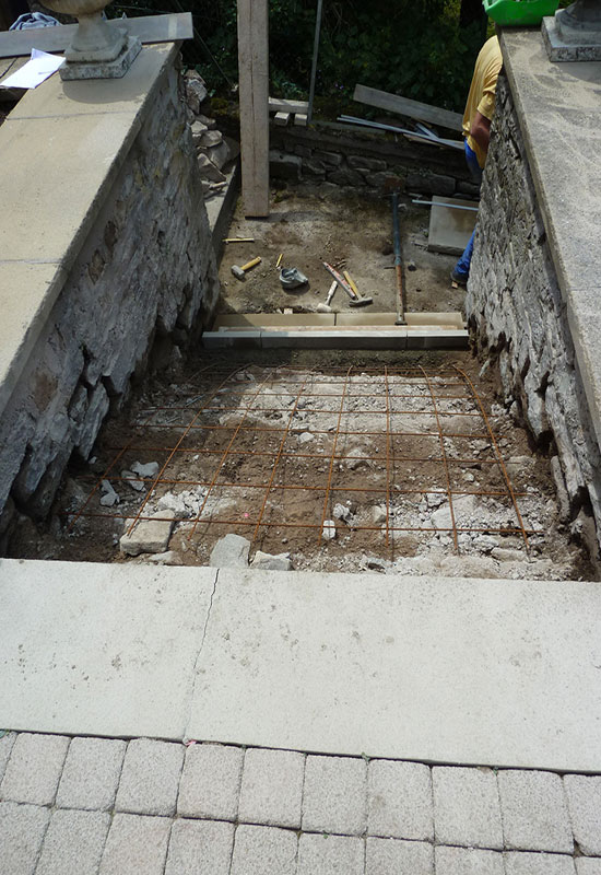 barbaux batiment maconnerie paysagère escalier extérieur