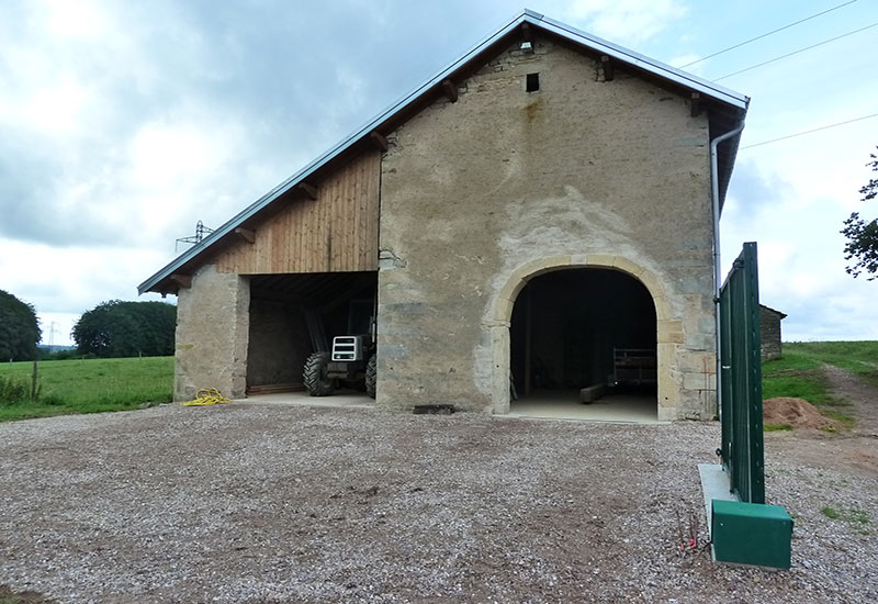 barbaux batiment renovation ouverture encadrement