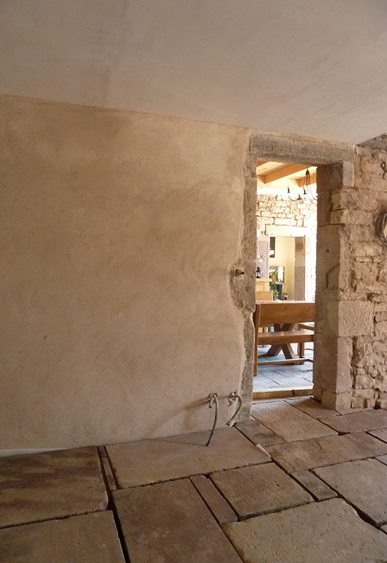 barbaux batiment renovation pavés ferme plancher chauffant